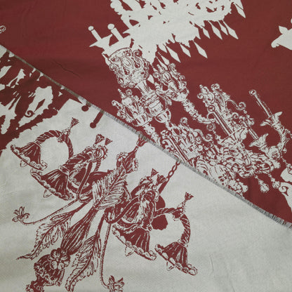 CHANDELIER CAMEO REVERSIBLE TAFFETA DRAPERY