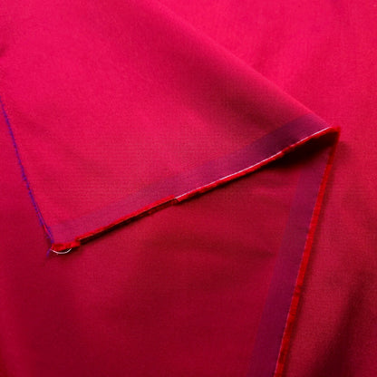 Red Purple Two Tone Tissue Taffeta Fabric 58" By The Yard Iridescent Gown Lining