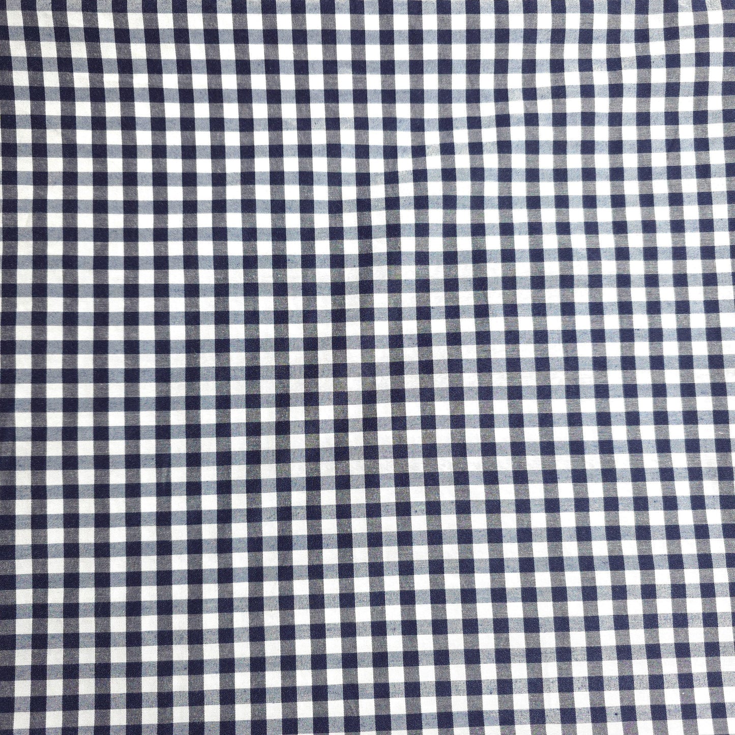 1/4" GINGHAM POLYCOTTON PRINT BLUE NAVY
