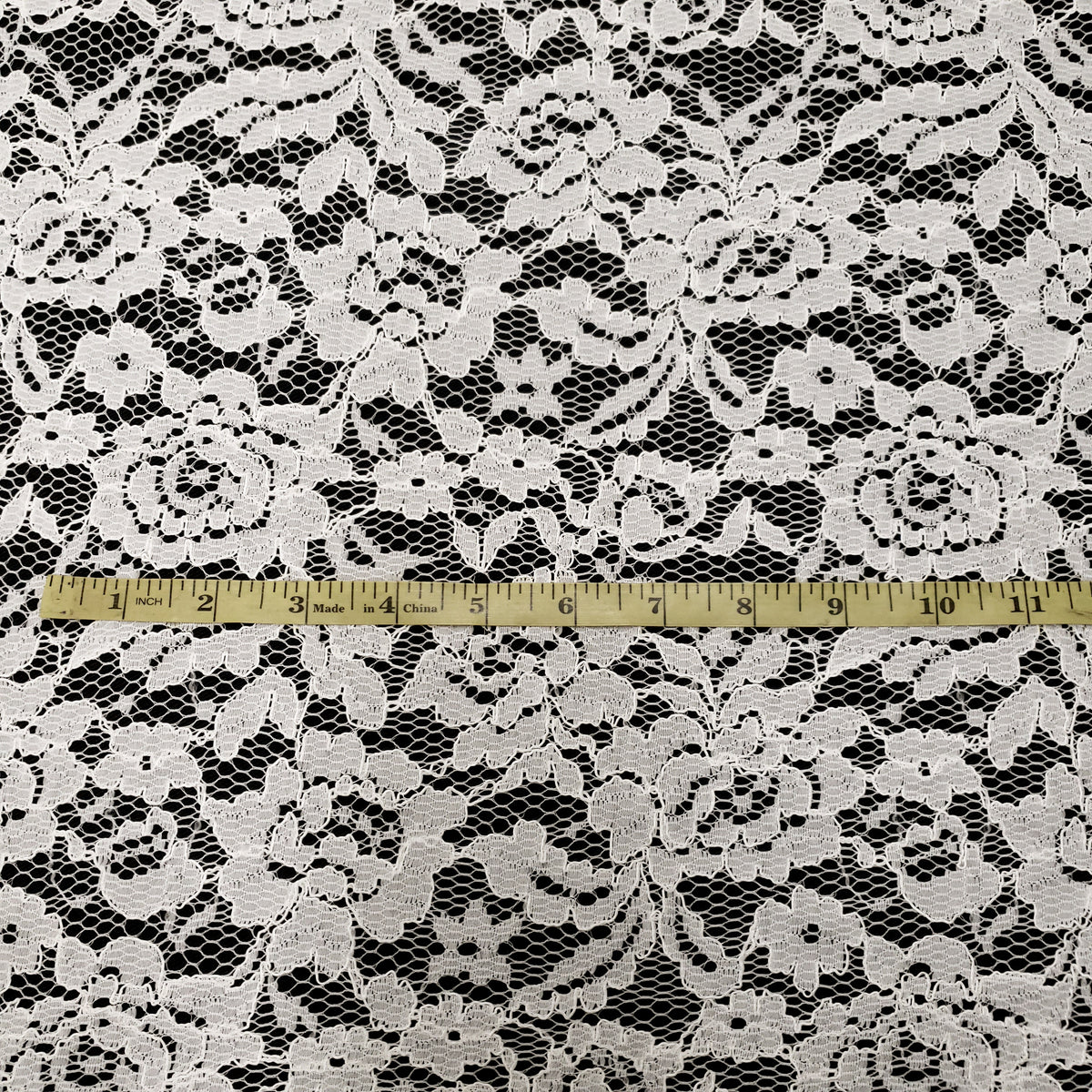 OFF WHITE FLORAL LACE