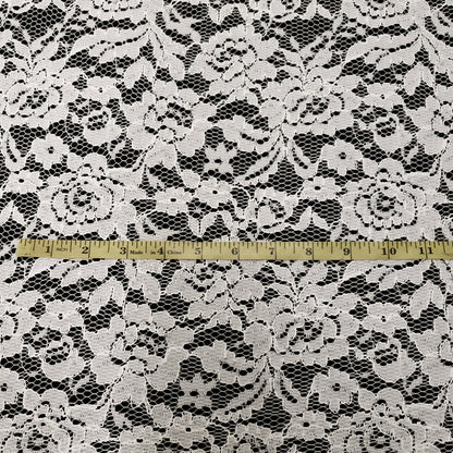OFF WHITE FLORAL LACE