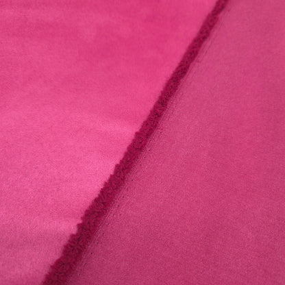 FUSHSIA FAUX SUEDE FABRIC