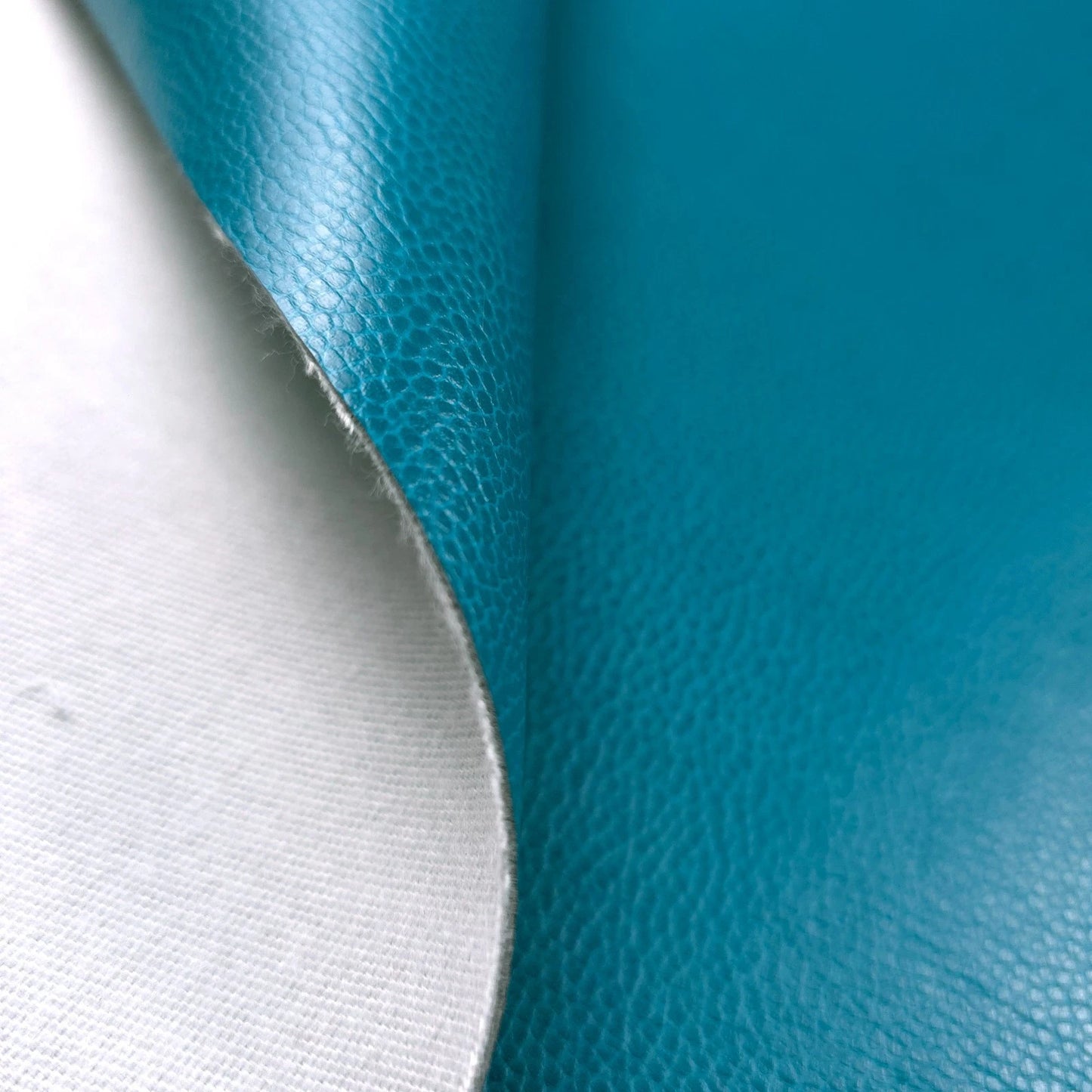 Teal Blue Pebble Faux Leather Vinyl Fabric 54" By The Yard Upholstery Crafts