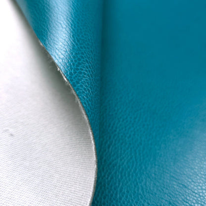 Teal Blue Pebble Faux Leather Vinyl Fabric 54" By The Yard Upholstery Crafts