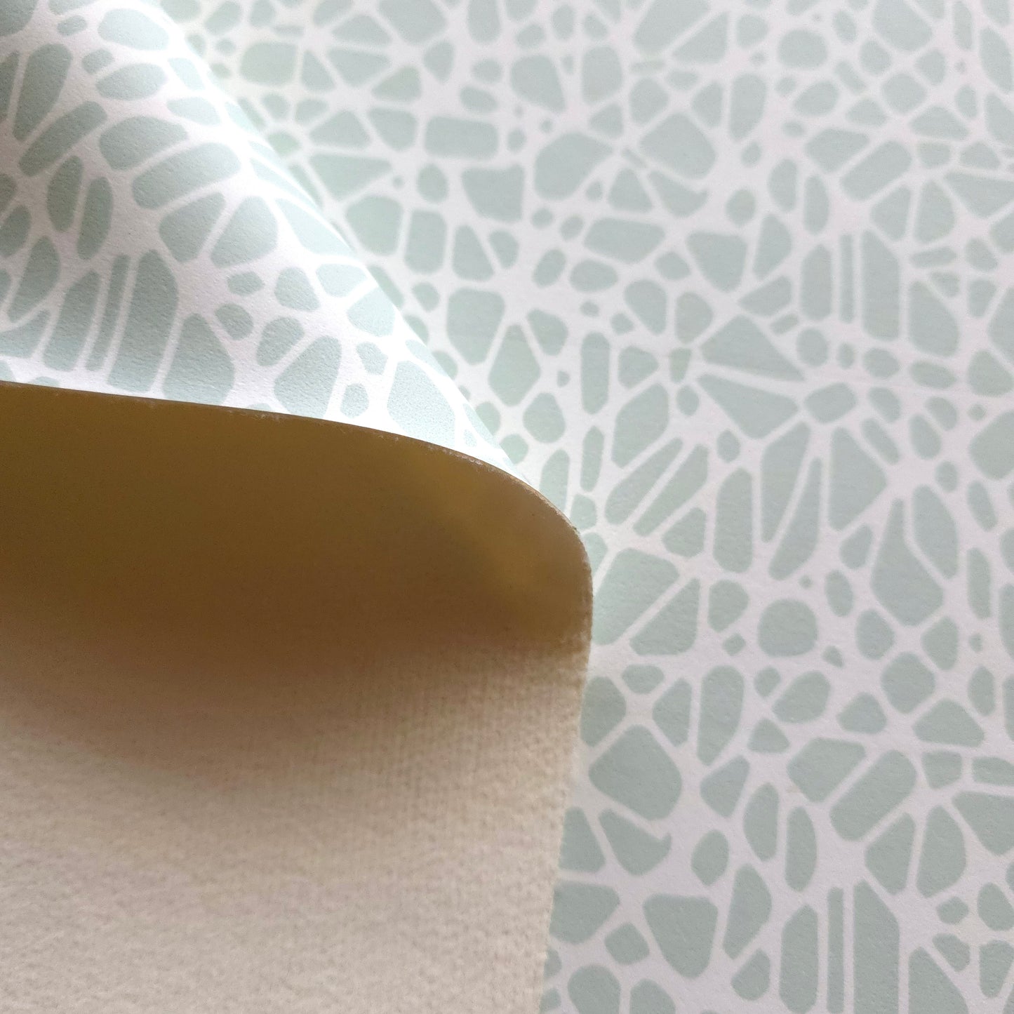 MINT GREEN COMMERCIAL HEAVY DUTY GEOMETRIC VINYL UPHOLSTERY FABRIC