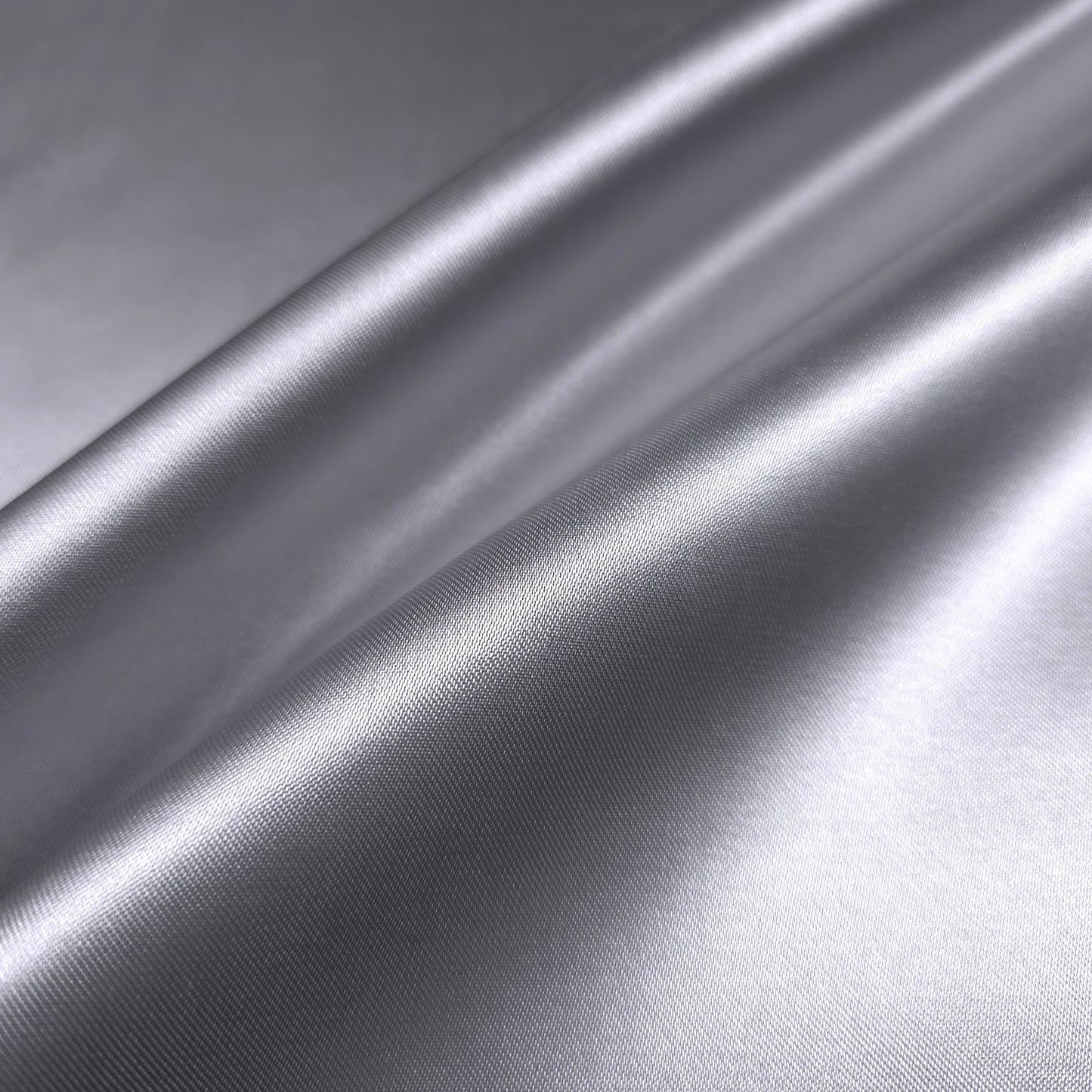 SILVER 8OZ HEAVY STRUCTURE SATIN FABRIC