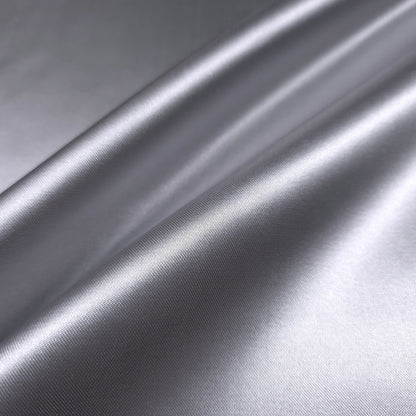 SILVER 8OZ HEAVY STRUCTURE SATIN FABRIC