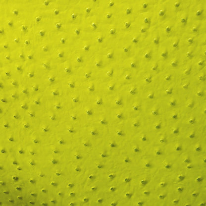 NEON HIGHLIGHTER YELLOW OSTRICH VINYL