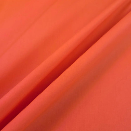 UV REACTIVE NEON ORANGE POLY COTTON SOLID COLOR