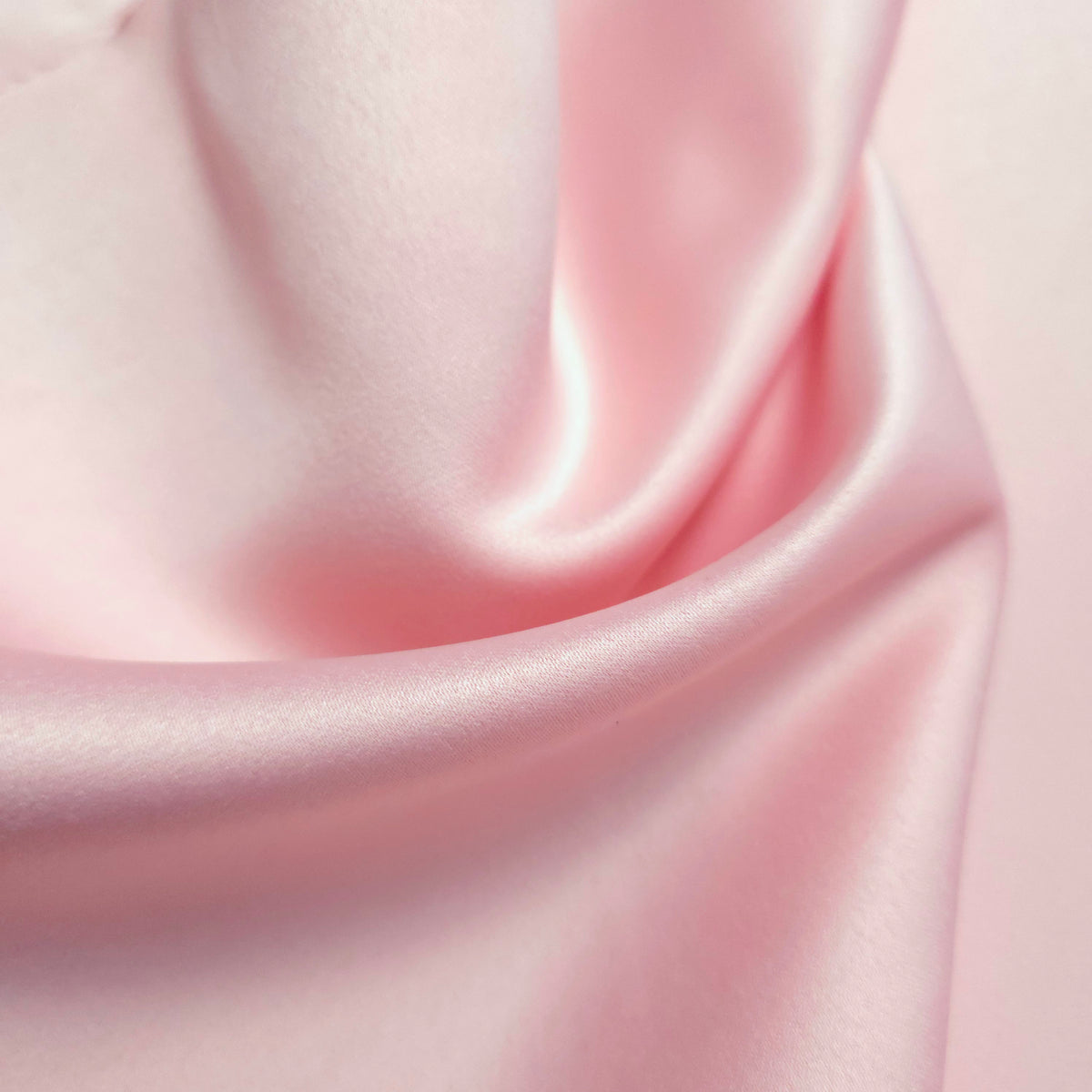PINK BLUSH PEAU DE SOIE PORCELAIN DULL SATIN FABRIC
