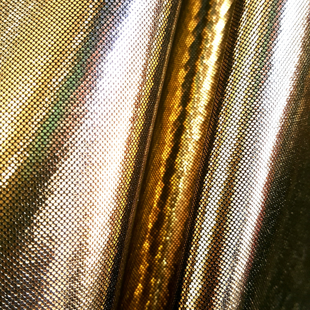 GOLD METALLIC TISSUE LAME