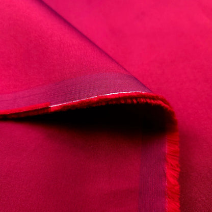 Red Purple Two Tone Tissue Taffeta Fabric 58" By The Yard Iridescent Gown Lining