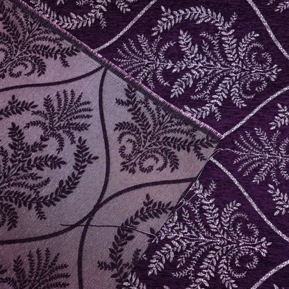 REGAL LAUREL OGEE MEDALION CHENIELLE PURPLE