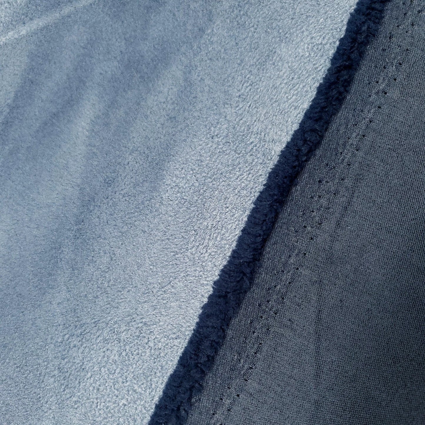 Copenhagen Ice Blue Ultrasoft Upholstery Suede Fabric 58"" By The Yard Polyester