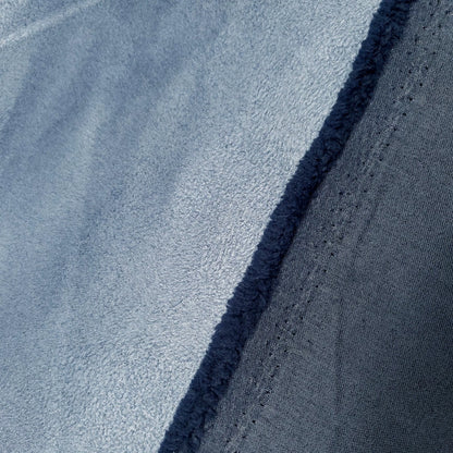 Copenhagen Ice Blue Ultrasoft Upholstery Suede Fabric 58"" By The Yard Polyester