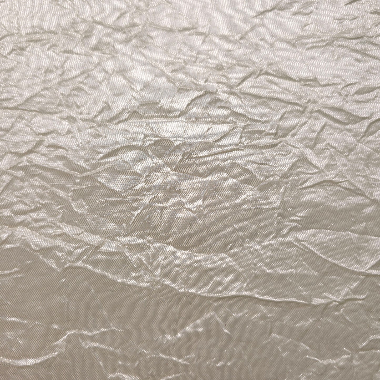 CRINKLE TAFFETA FABRIC IVORY