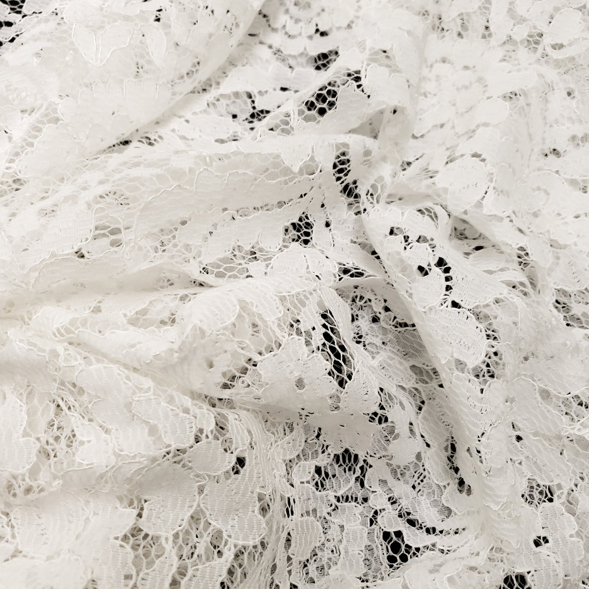 OFF WHITE FLORAL LACE