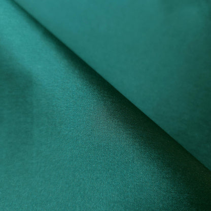FAUX SILK LUXURY TAFFETA JEWEL TEAL GREEN