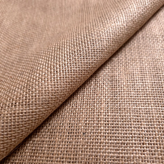 NATURAL TAN TIGHT WEAVE JUTE BURLAP 40 INCH