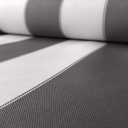 AWNING STRIPE OUTDOOR NYLON CANVAS BLACK