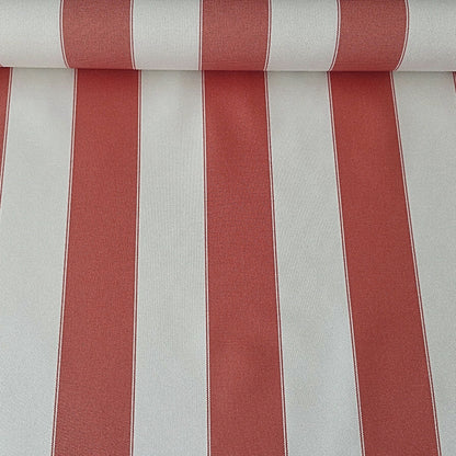 AWNING STRIPE OUTDOOR NYLON CANVAS RED