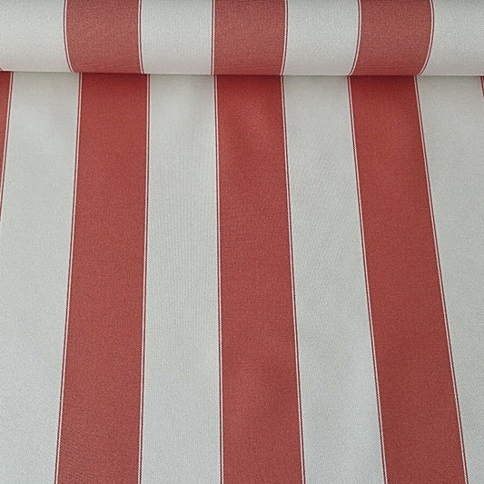 AWNING STRIPE OUTDOOR NYLON CANVAS RED