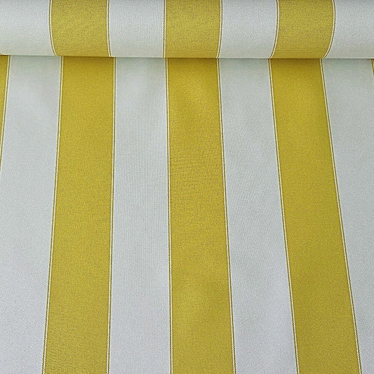 AWNING STRIPE OUTDOOR NYLON CANVAS YELLOW