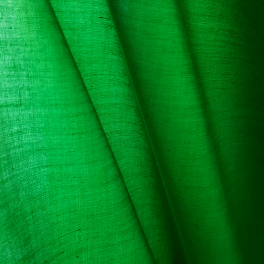 COTTON BLEND BROADCLOTH GREEN