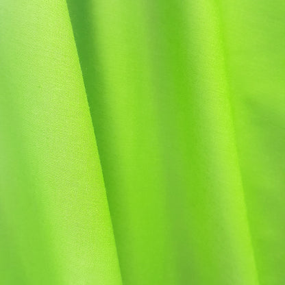 COTTON BLEND BROADCLOTH GREEN LIME