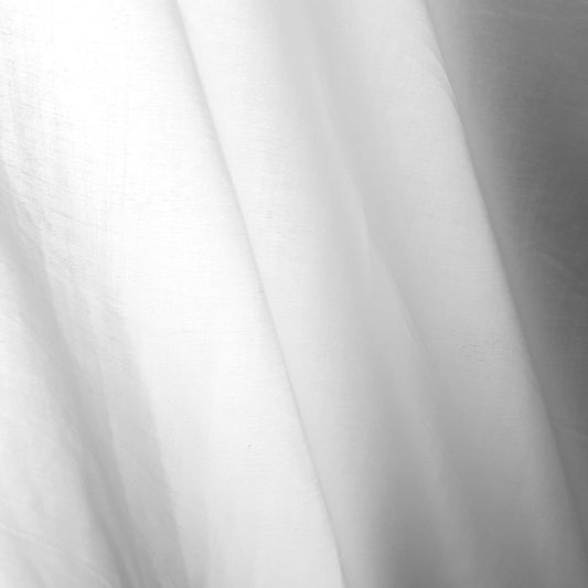 COTTON BLEND BROADCLOTH NEUTRAL WHITE