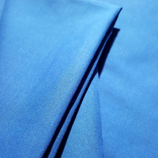 COTTON BLEND BROADCLOTH BLUE DOWNEY