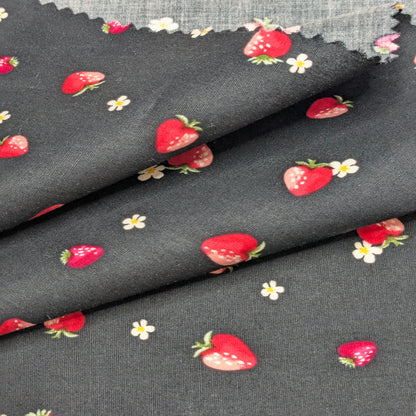 SUMMER STRAWBERRY STRETCH COTTON