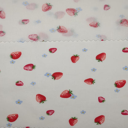 SUMMER STRAWBERRY STRETCH COTTON