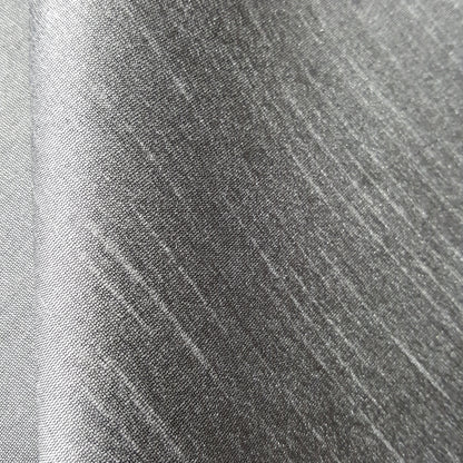 GRAY STEEL FAUX SILK DUPIONI
