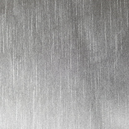 GRAY STEEL FAUX SILK DUPIONI