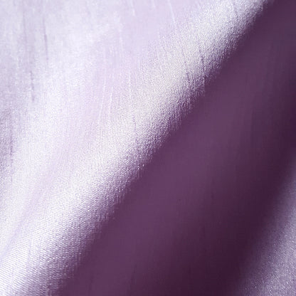 PURPLE LAVENDER FAUX SILK DUPIONI