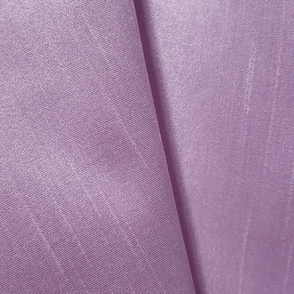 PURPLE LAVENDER FAUX SILK DUPIONI