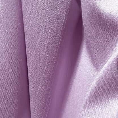PURPLE LAVENDER FAUX SILK DUPIONI