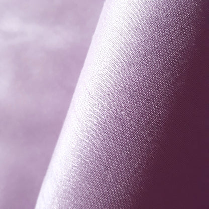 PURPLE LAVENDER FAUX SILK DUPIONI