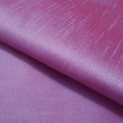 PURPLE LILAC RED FAUX SILK DUPIONI