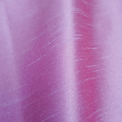 PURPLE LILAC RED FAUX SILK DUPIONI