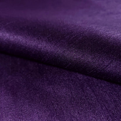 PURPLE MIDNIGHT FAUX SILK DUPIONI
