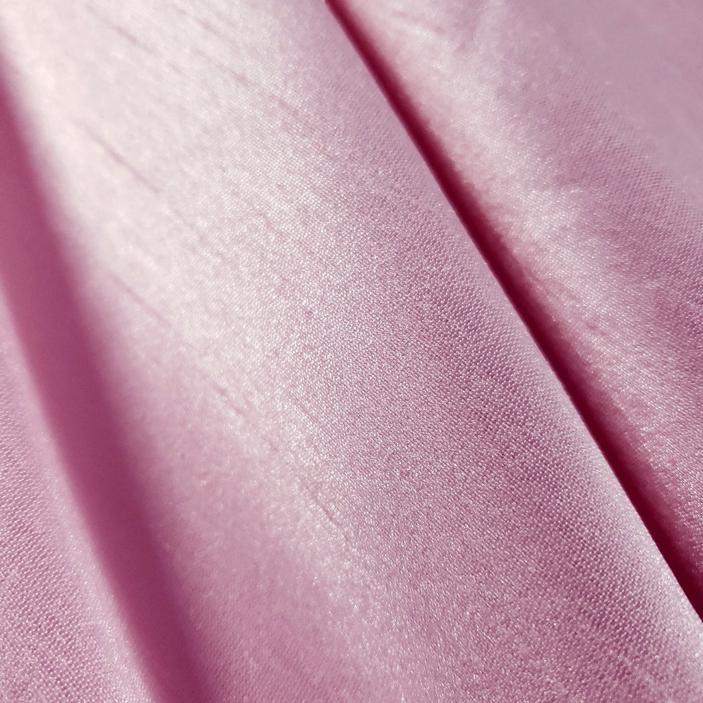 PINK ICE FAUX SILK DUPIONI