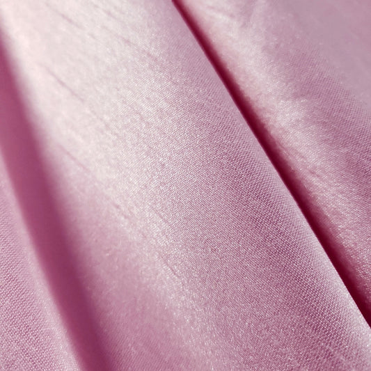 PINK ICE FAUX SILK DUPIONI