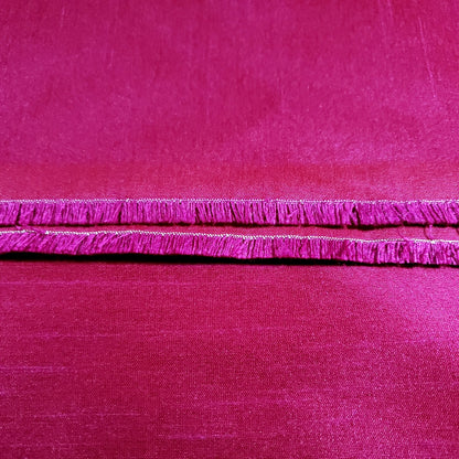 PINK VALENTINE FUCHSIA RED FAUX SILK DUPIONI 58"