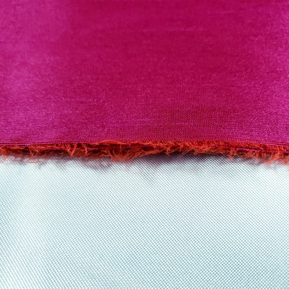 PINK VALENTINE FUCHSIA RED FAUX SILK DUPIONI 58"