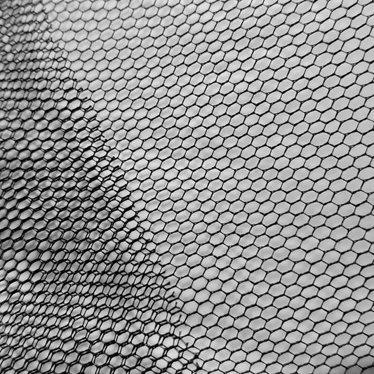 HARD NET HEX MESH BLACK