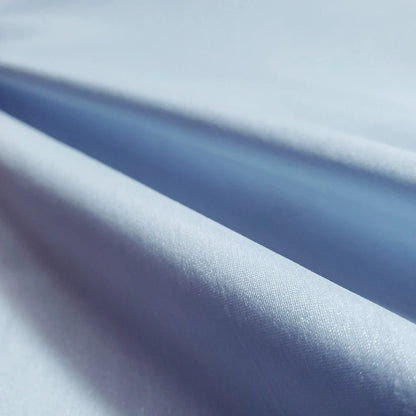 BLUE CLOUDFAUX SILK POLY DUPIONI