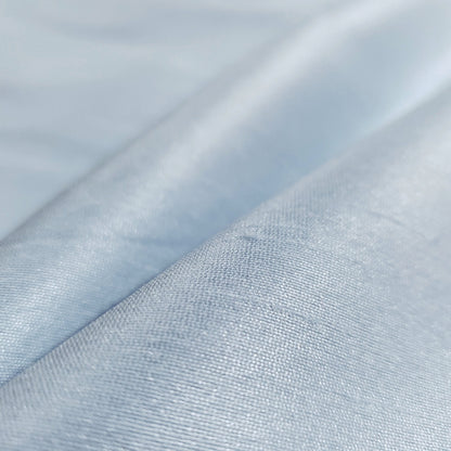 BLUE CLOUDFAUX SILK POLY DUPIONI
