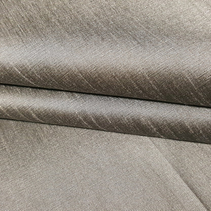 GRAY TAUPE FAUX SILK DUPIONI